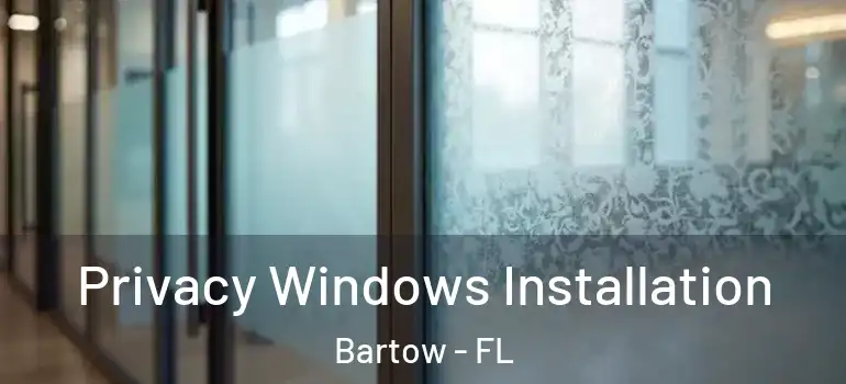  Privacy Windows Installation Bartow - FL