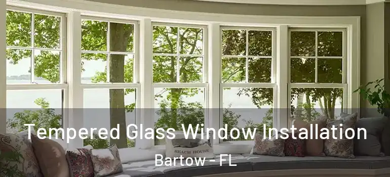  Tempered Glass Window Installation Bartow - FL